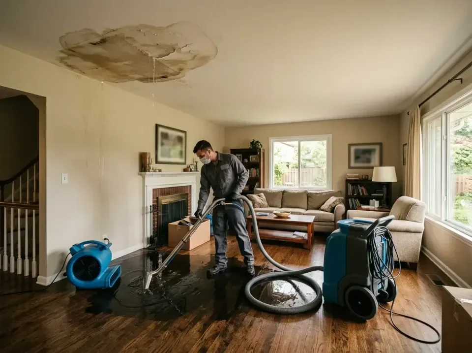 attic-pipe-burst-ceiling-drip-008 — frequently asked questions, Water Damage Restoration & Carpet Care in Lake Orion, MI